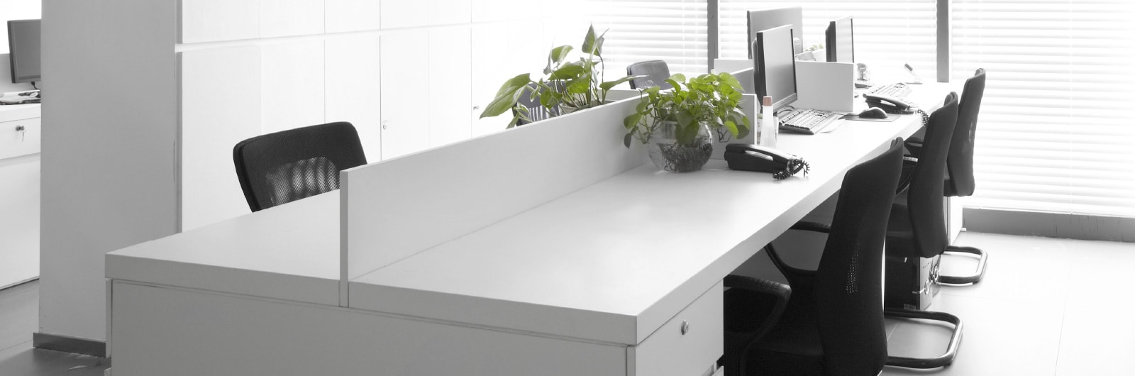A clean office desk