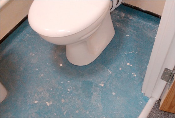 Bathroom: before cleaning